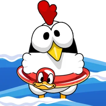 Ninja Chicken Beach