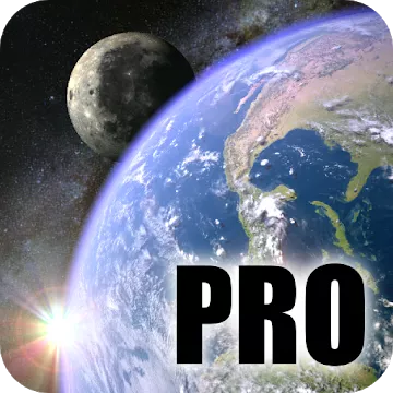 Earth & Moon in HD Gyro