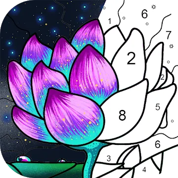 Раскраски по номерам. Бесплатная игра-головоломка