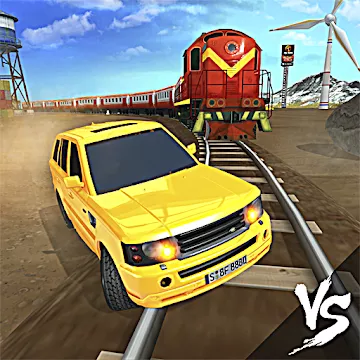 Train vs Car Racing