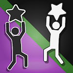 Negative Space - Stickers Crossing Puzzle