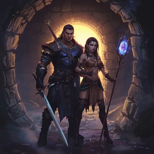 Moonshades: Офлайн подземелье RPG