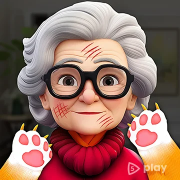 Angry Gran Vs Cat: Prank Game