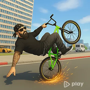 Bike Wheelie: Parkour World
