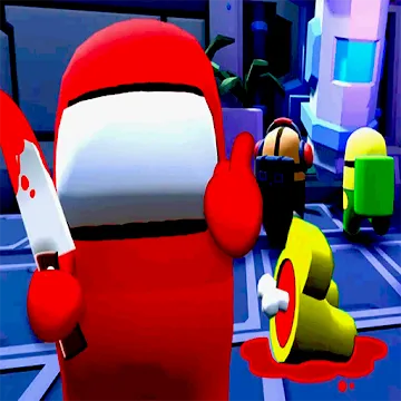 Red Imposter Among Us Race Game