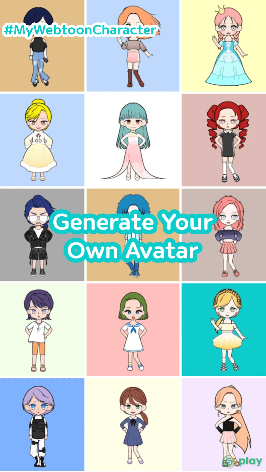 My Webtoon Character - K-pop IDOL avatar maker — скриншот 2