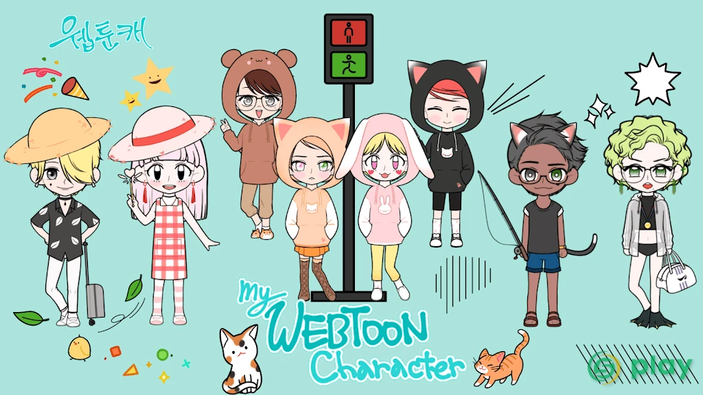 My Webtoon Character - K-pop IDOL avatar maker — скриншот 8