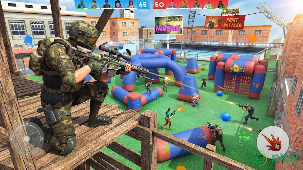 Пейнтбол Игры стрелялки 3D — скриншот 5