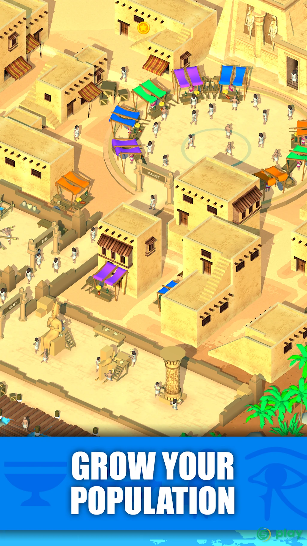 Idle Egypt Tycoon — скриншот 2