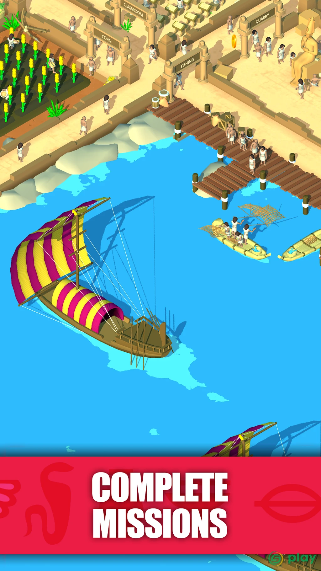 Idle Egypt Tycoon — скриншот 5