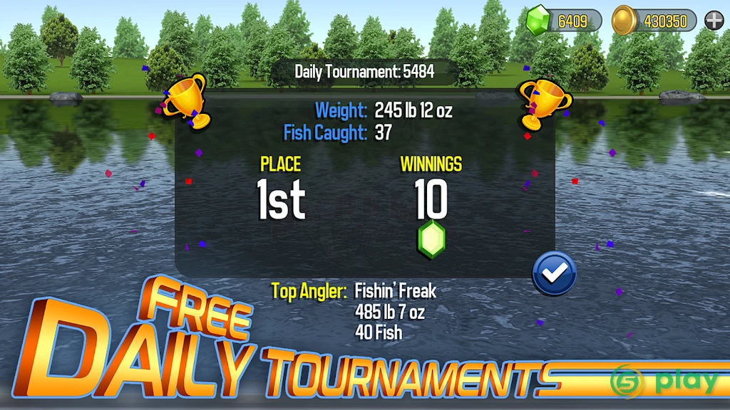 Master Bass Angler: Free Fishing Game — скриншот 5