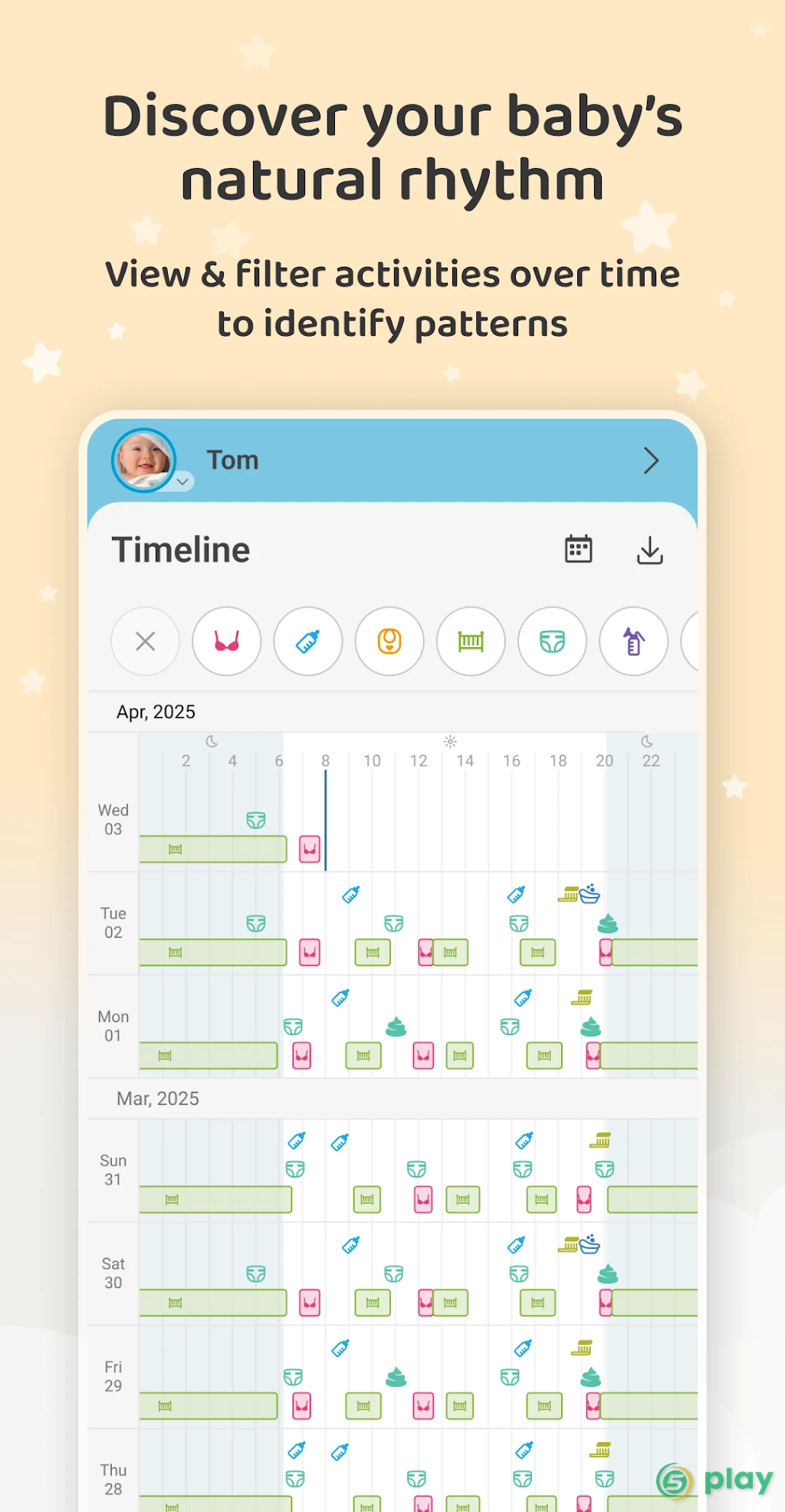 Baby Daybook - Грудное вскармливание и уход — скриншот 7