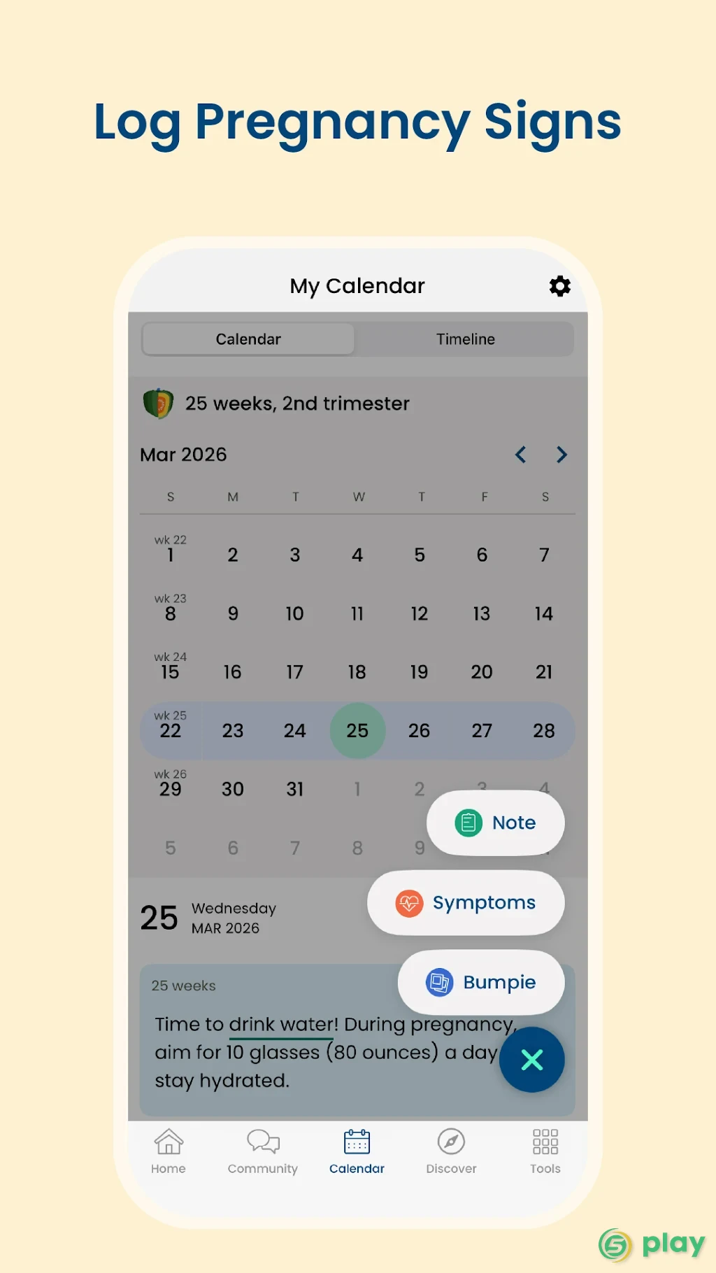 Pregnancy Tracker + Countdown to Baby Due Date — скриншот 4