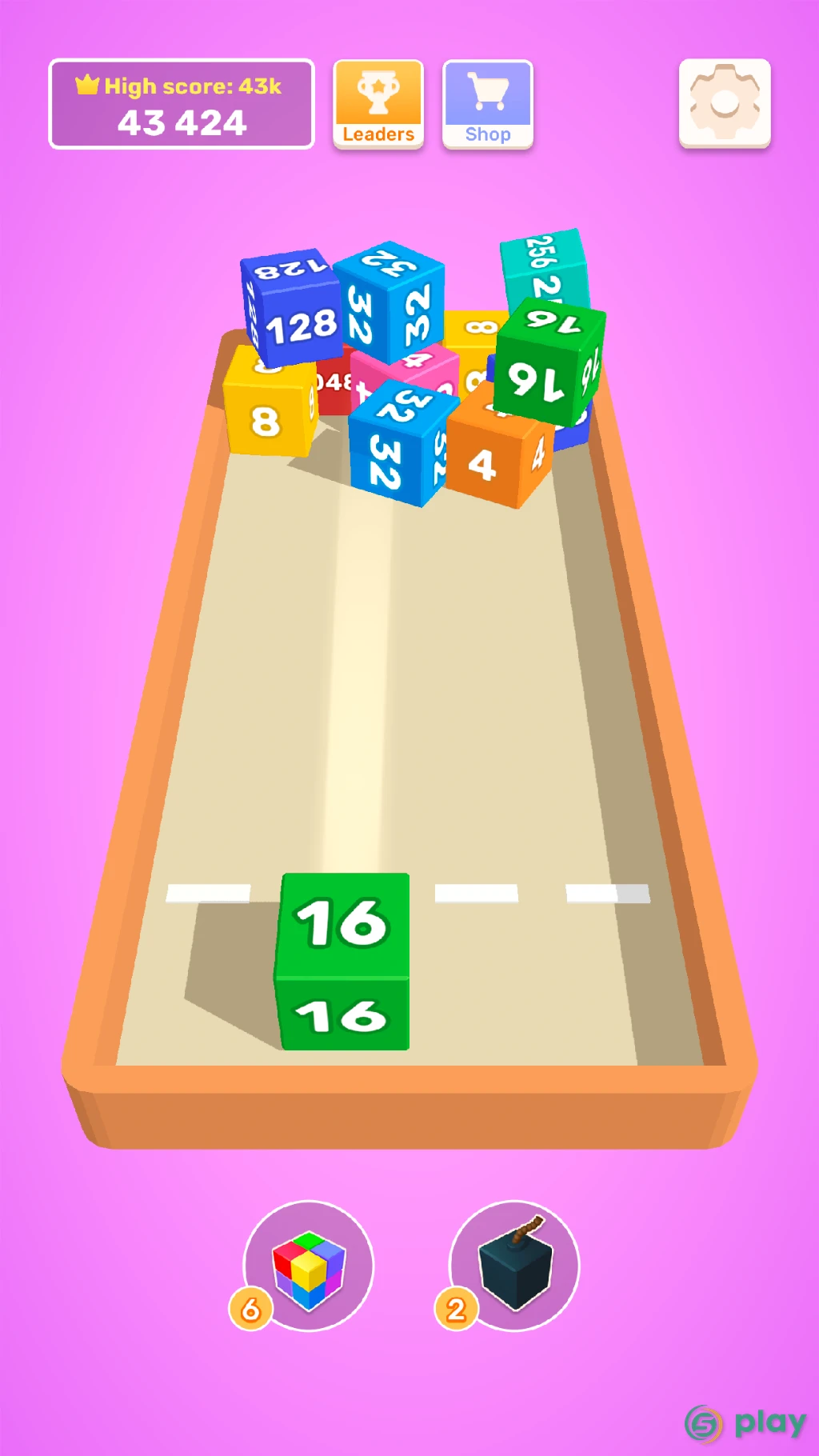 Chain Cube: 2048 3D merge game — скриншот 3