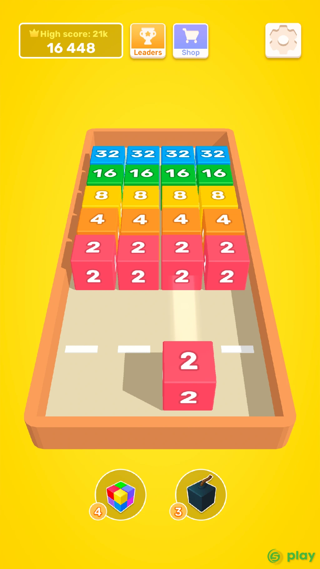 Chain Cube: 2048 3D merge game — скриншот 6