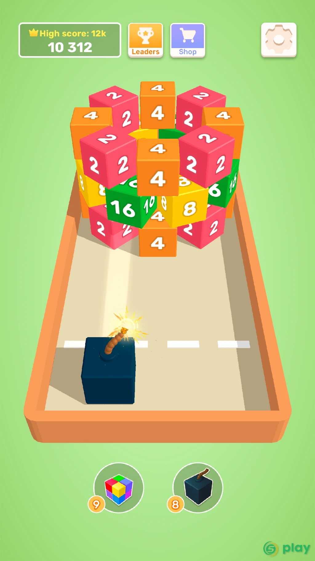 Chain Cube: 2048 3D merge game — скриншот 7
