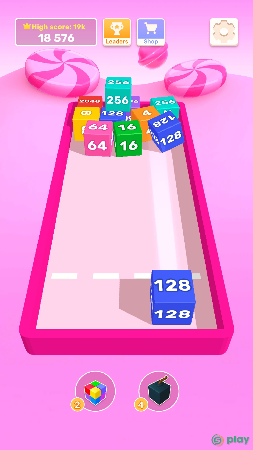 Chain Cube: 2048 3D merge game — скриншот 8