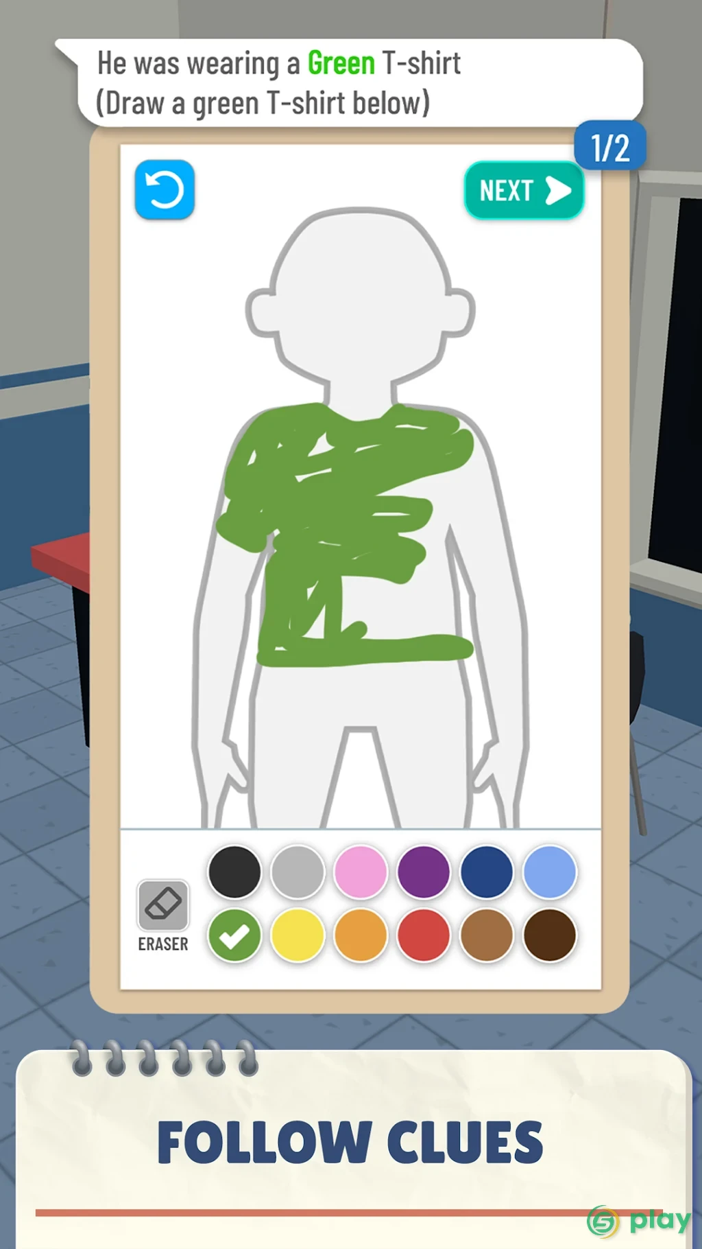 Line Up: Draw the Criminal — скриншот 2