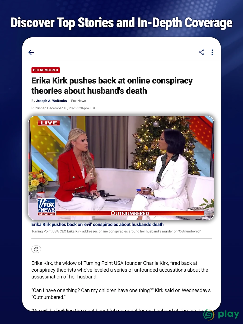 Fox News: Breaking News, Live Video & News Alerts — скриншот 11