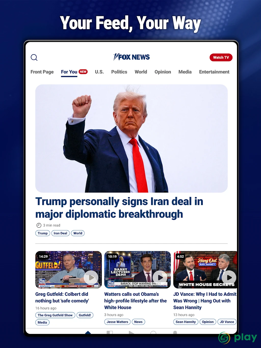 Fox News: Breaking News, Live Video & News Alerts — скриншот 8