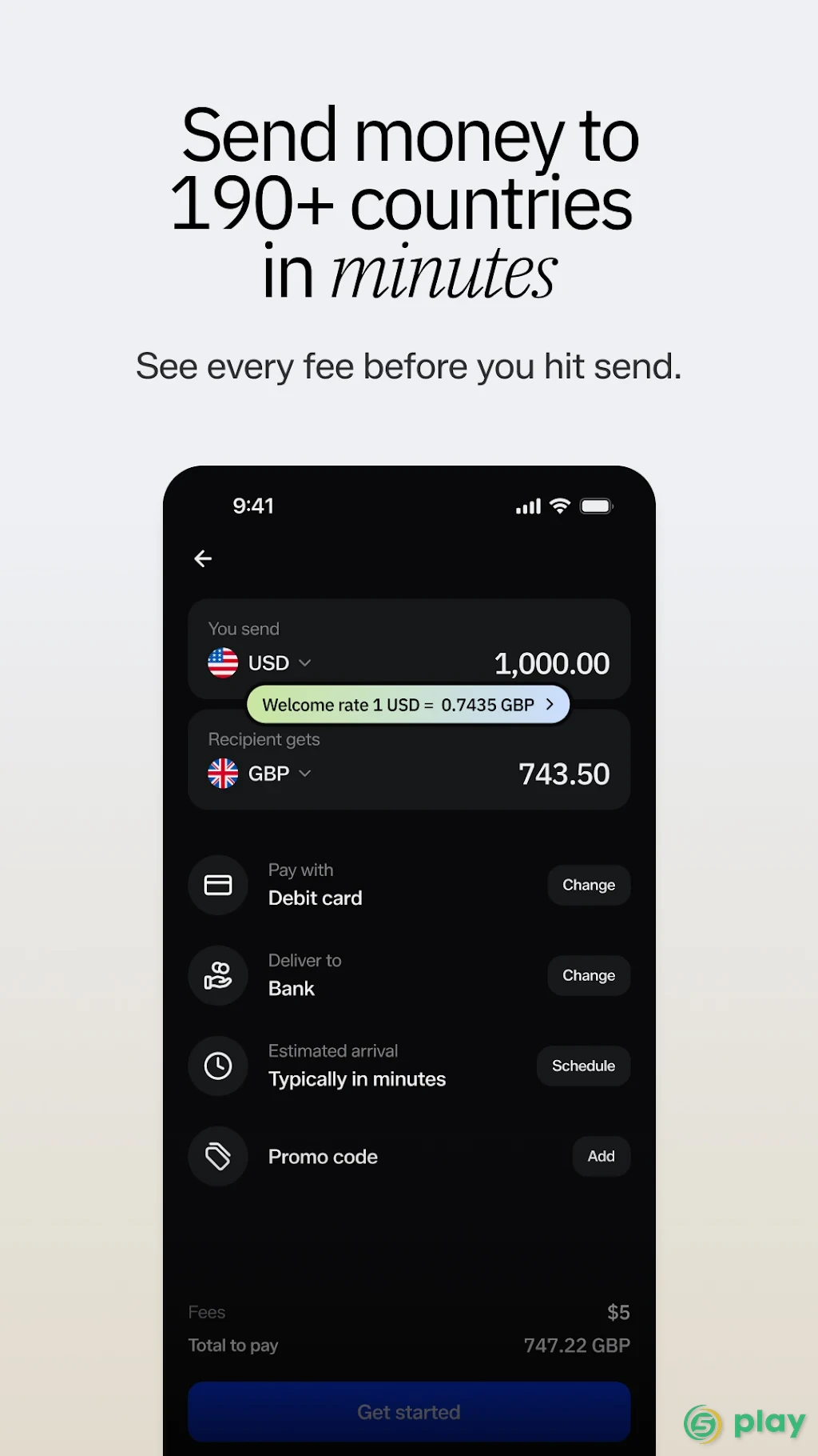 Xe Currency Converter & Money Transfer — скриншот 2