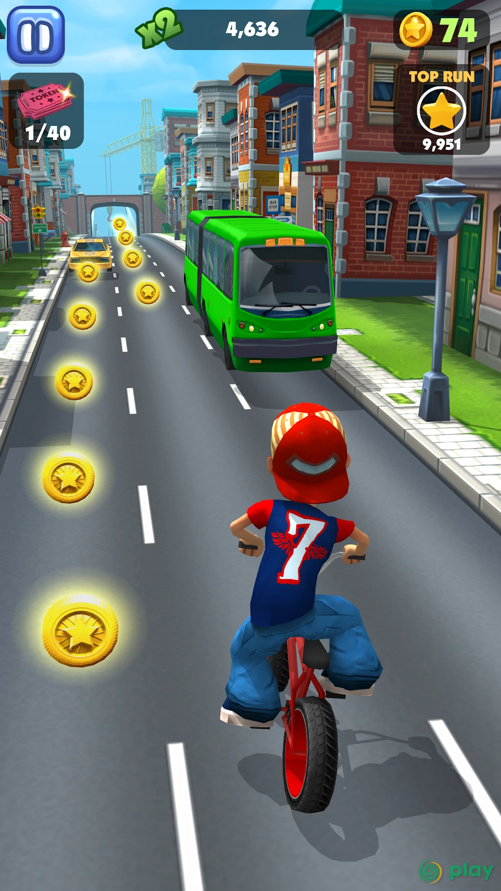 Велосипедная гонка -Bike Blast — скриншот 4
