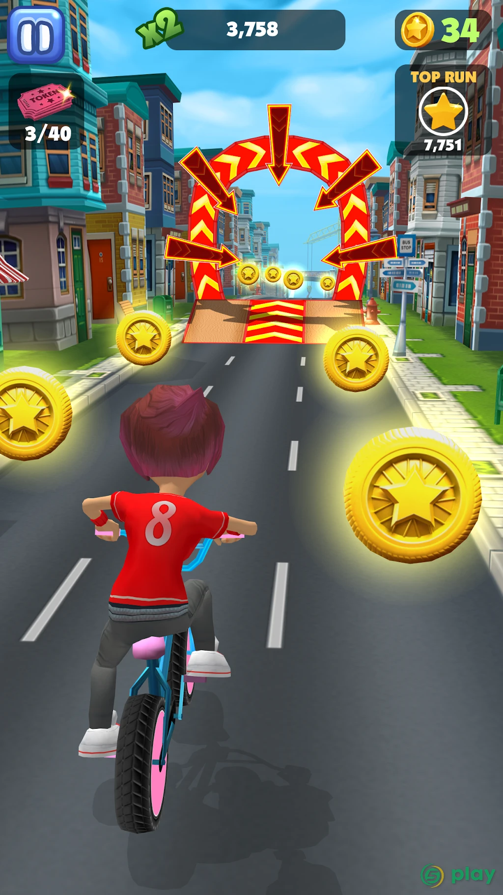 Велосипедная гонка -Bike Blast — скриншот 5