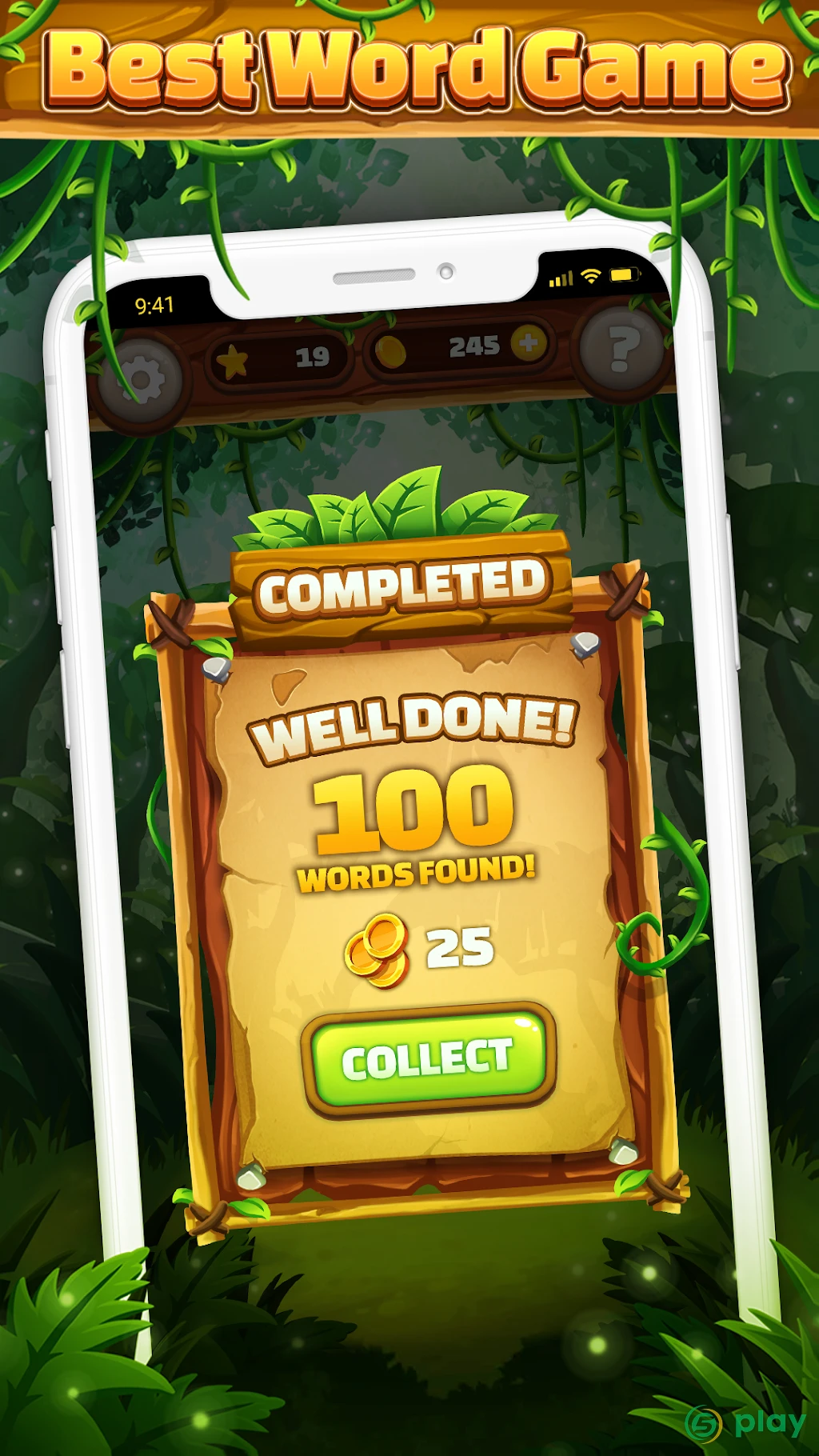 Word Jungle - FREE Word Games Puzzle — скриншот 3