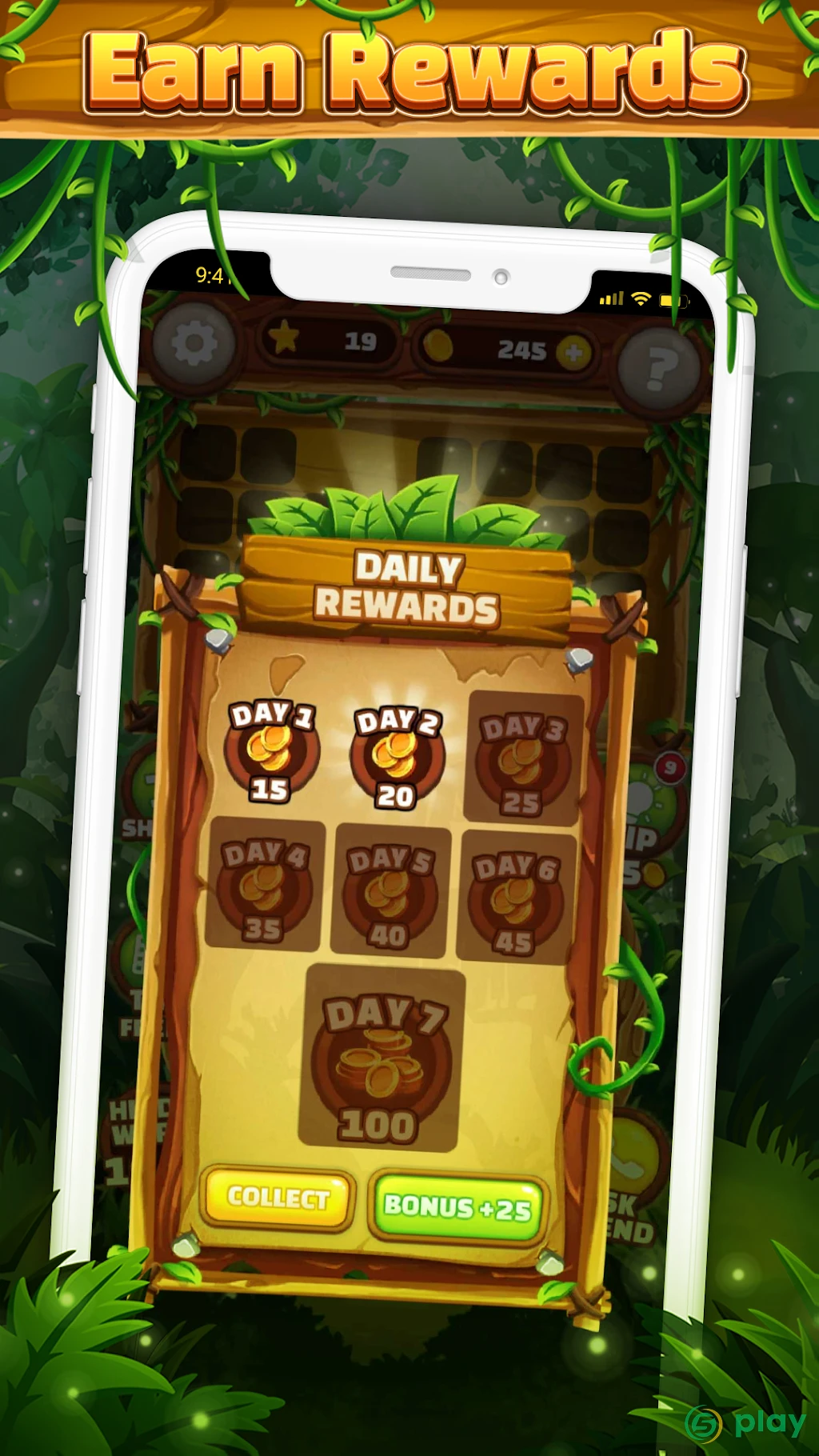 Word Jungle - FREE Word Games Puzzle — скриншот 4