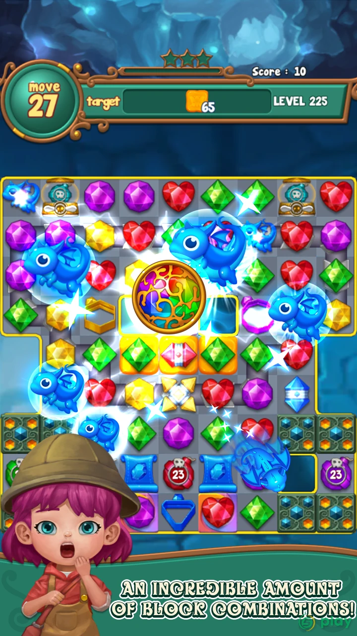 Jewels fantasy: match 3 puzzle — скриншот 3