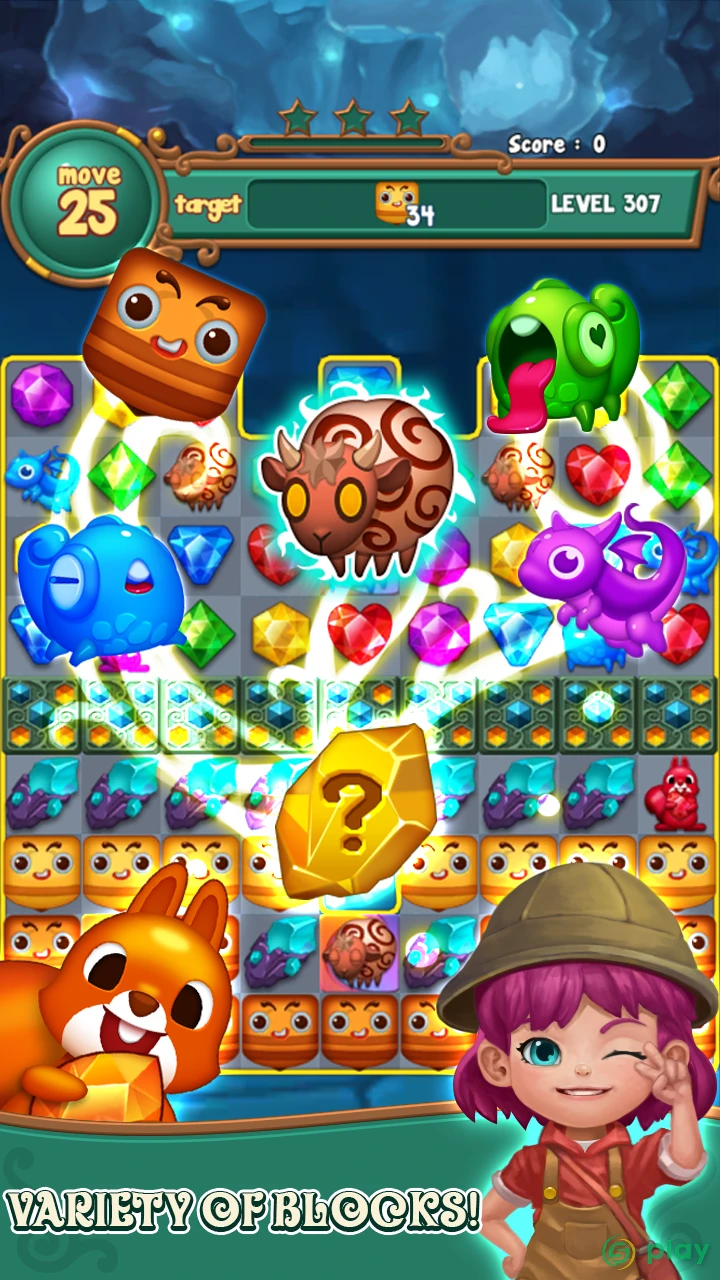 Jewels fantasy: match 3 puzzle — скриншот 5