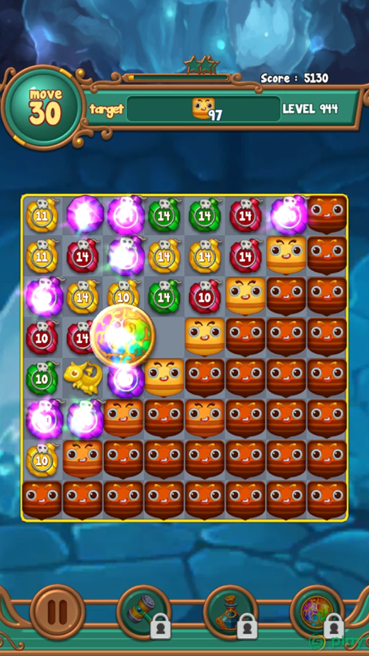 Jewels fantasy: match 3 puzzle — скриншот 8