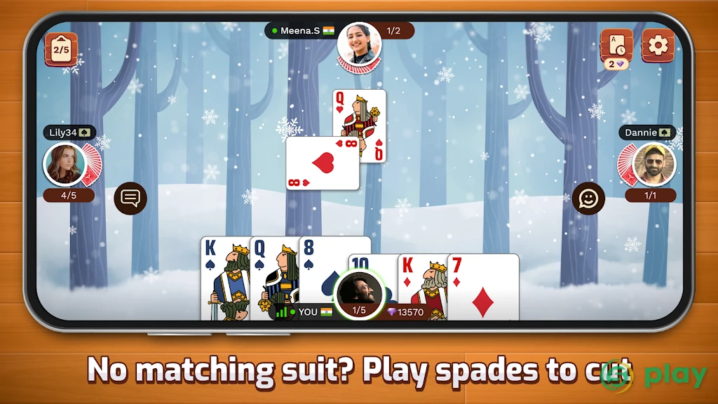 Callbreak Multiplayer — скриншот 5