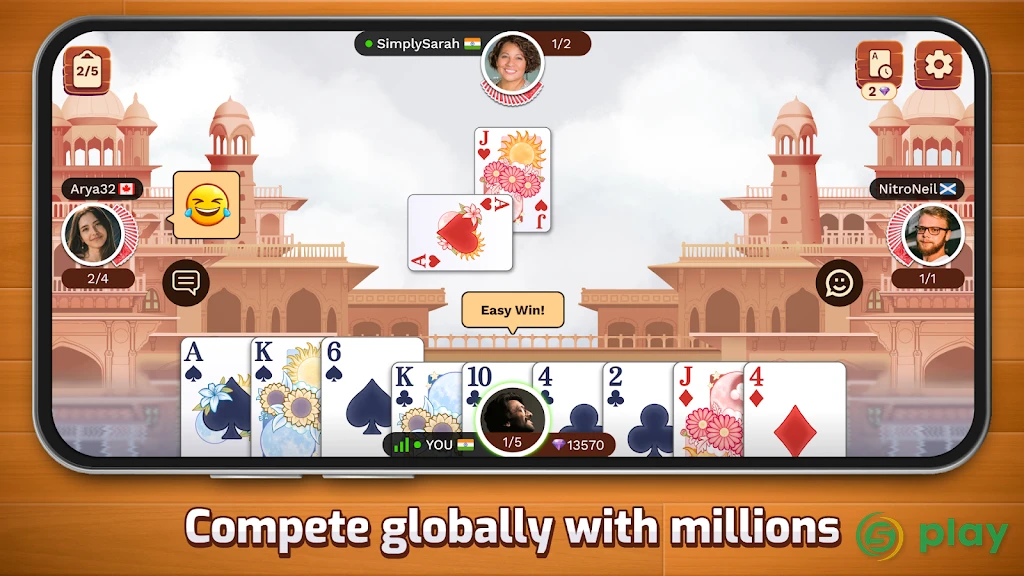 Callbreak Multiplayer — скриншот 8