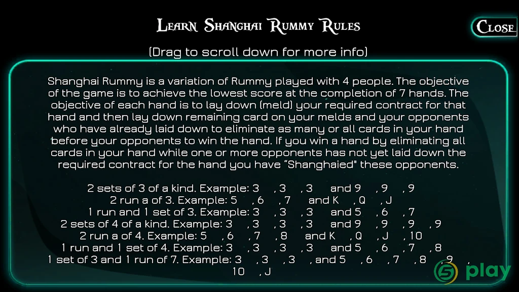 Shanghai Rummy — скриншот 3