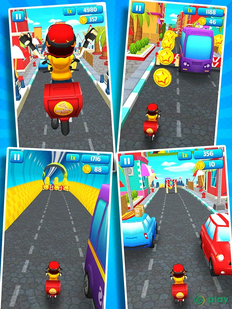 Subway Scooters Free -Run Race — скриншот 2