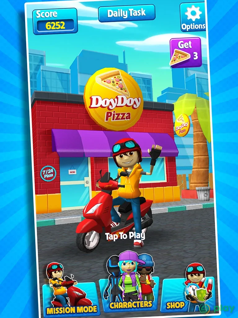 Subway Scooters Free -Run Race — скриншот 3