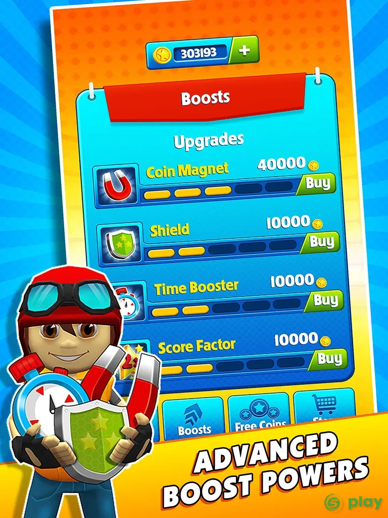 Subway Scooters Free -Run Race — скриншот 5