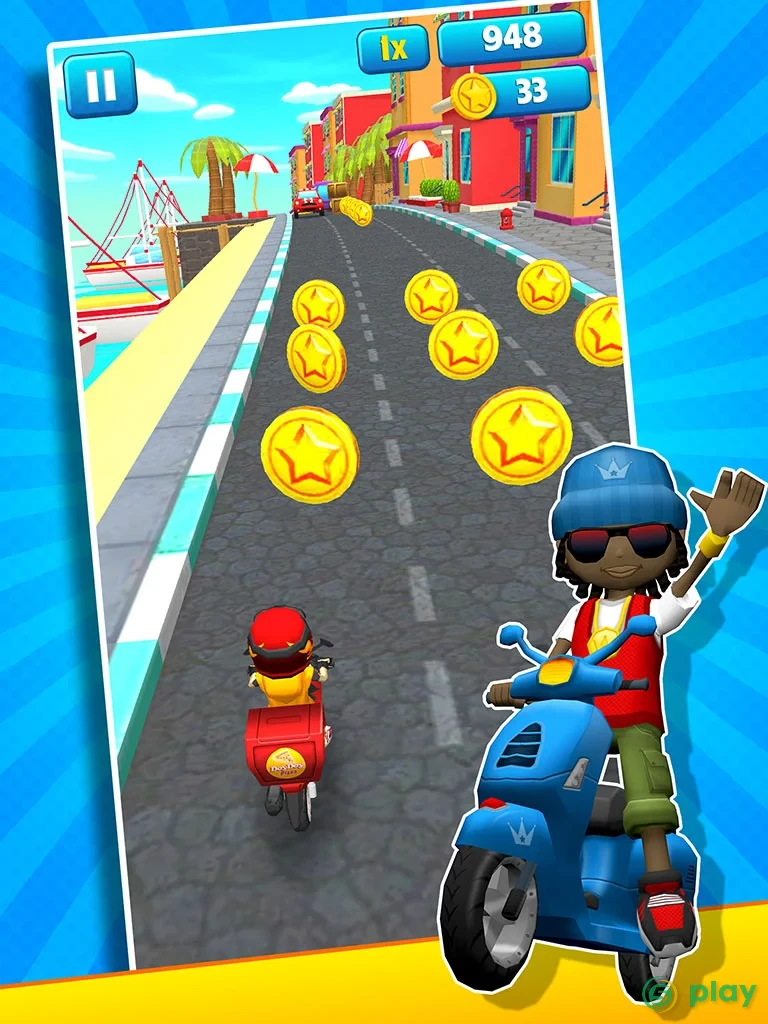 Subway Scooters Free -Run Race — скриншот 7