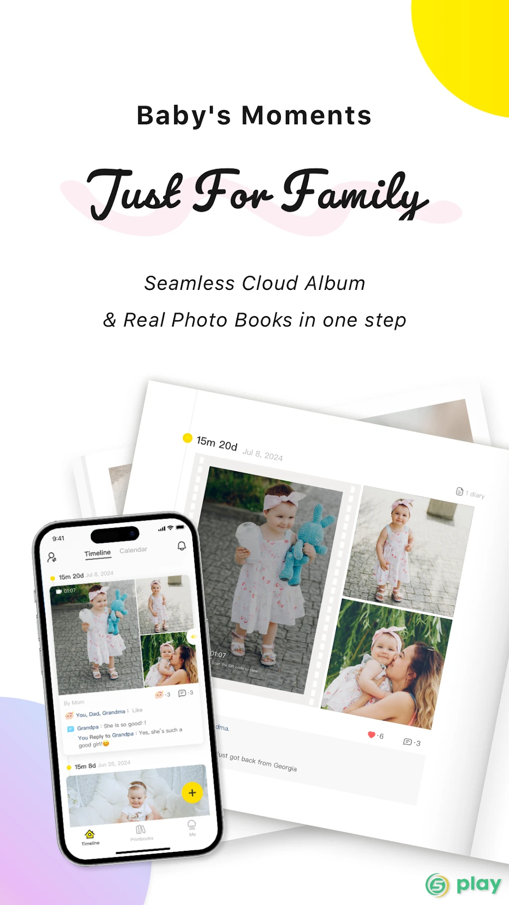 Peekaboo Moments – Babybook, memories & moments — скриншот 1