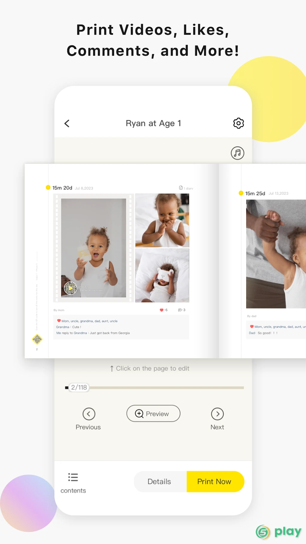 Peekaboo Moments – Babybook, memories & moments — скриншот 6