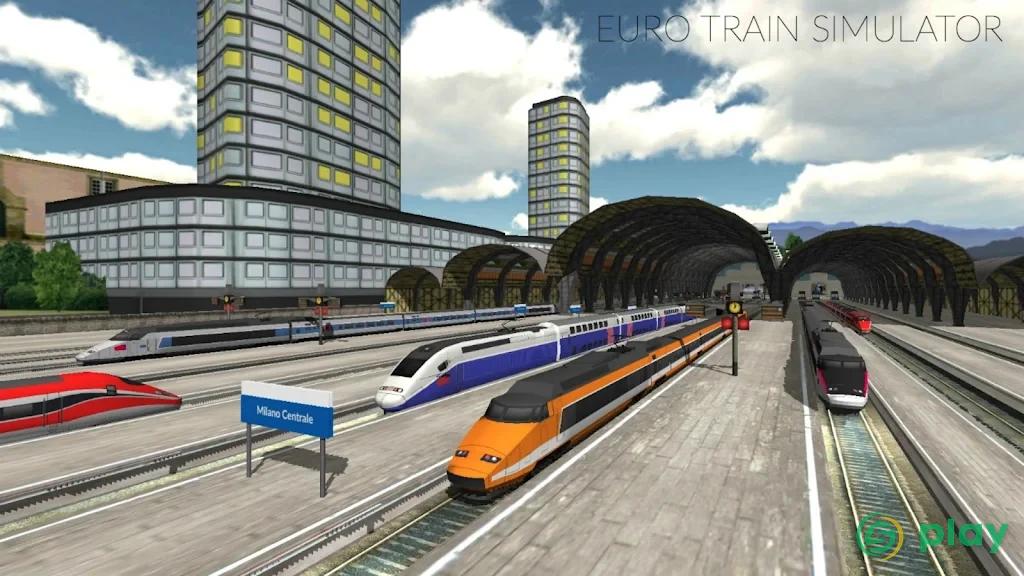 Euro Train Simulator 2017 — скриншот 1