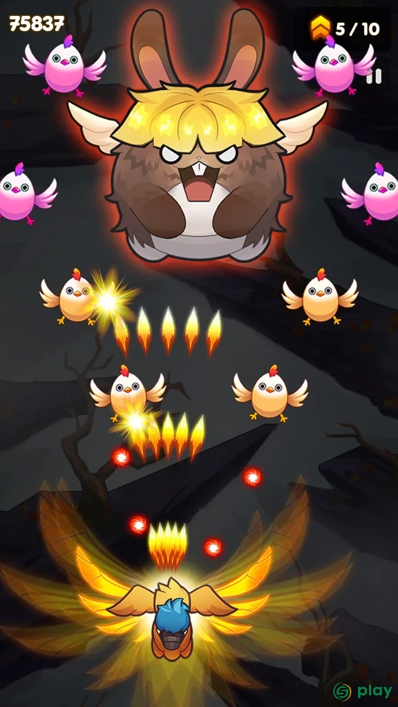 Poultry Shoot Blast: Free Space Shooter — скриншот 3