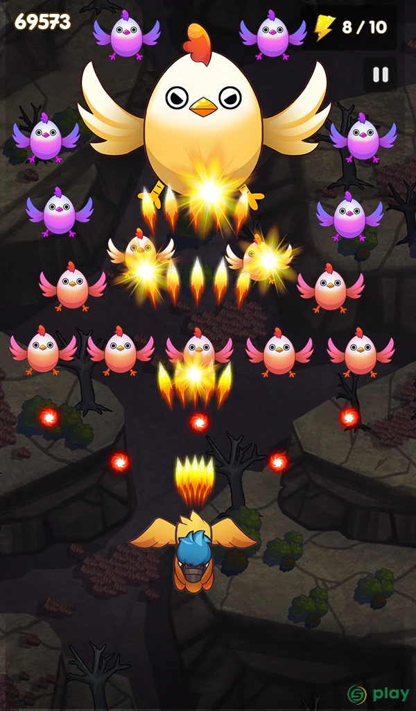 Poultry Shoot Blast: Free Space Shooter — скриншот 8