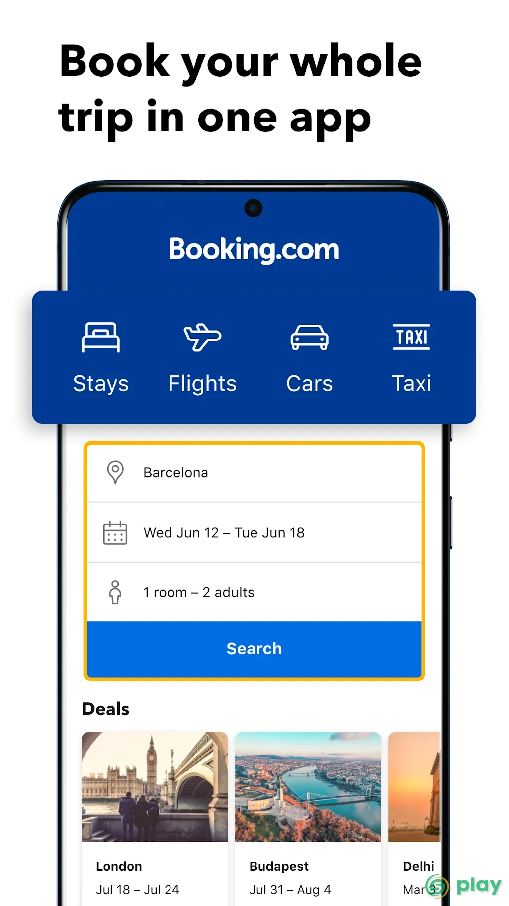Booking.com бронь отелей — скриншот 2