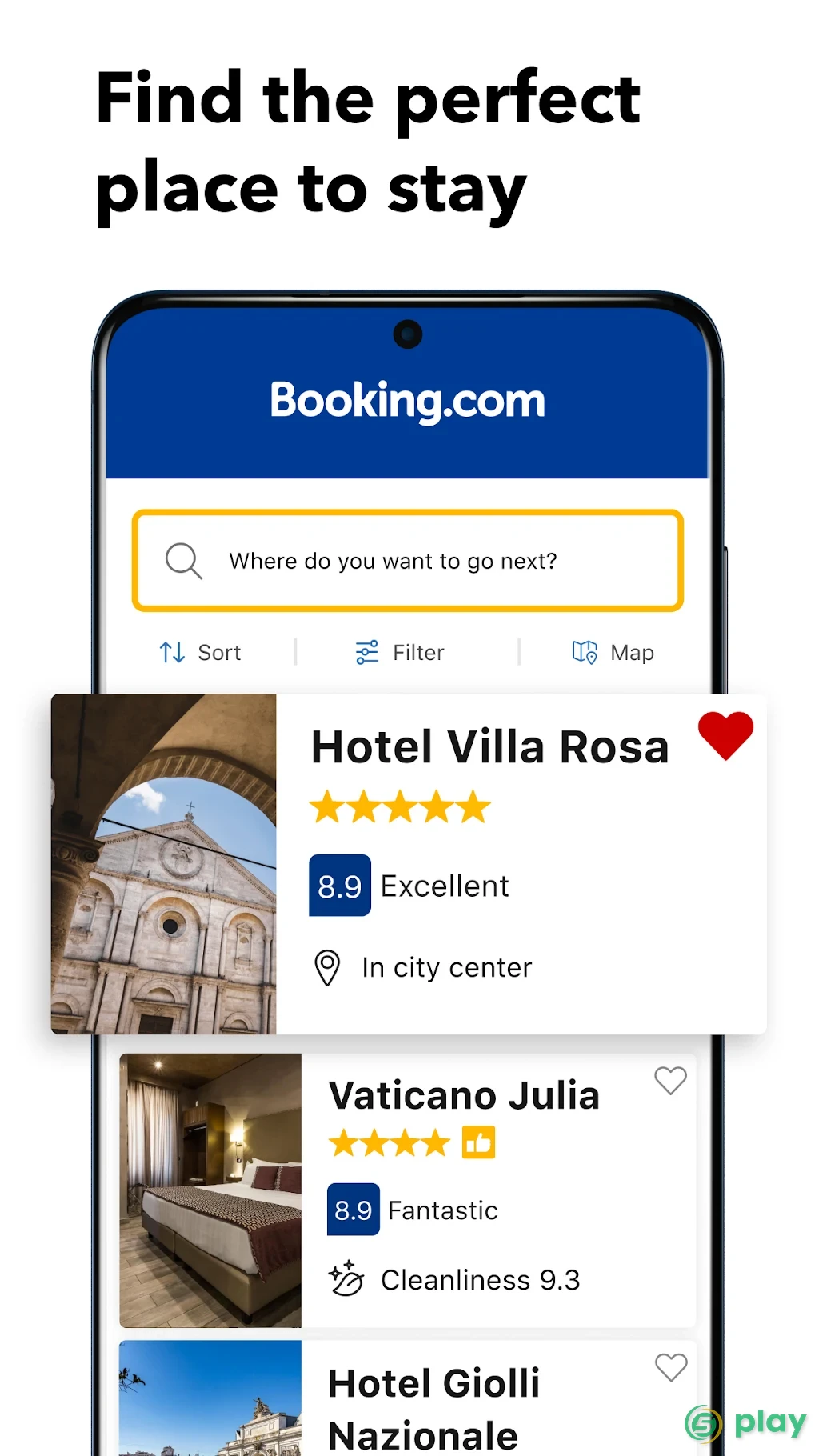 Booking.com бронь отелей — скриншот 4