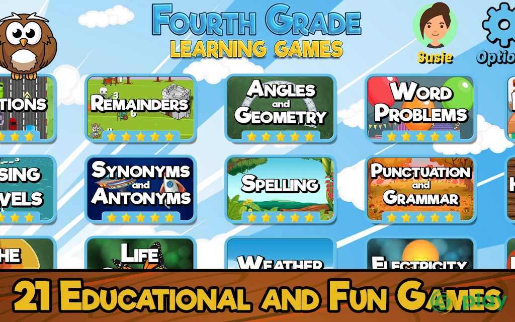 Fourth Grade Learning Games — скриншот 1