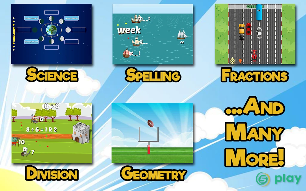 Fourth Grade Learning Games — скриншот 2