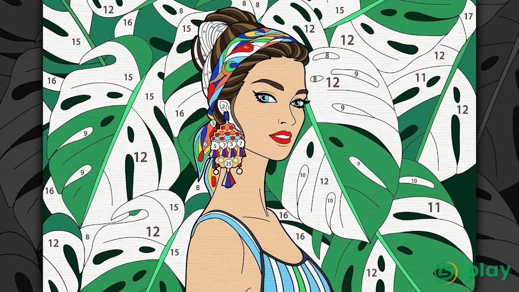 Anime Paint - Color By Number — скриншот 6