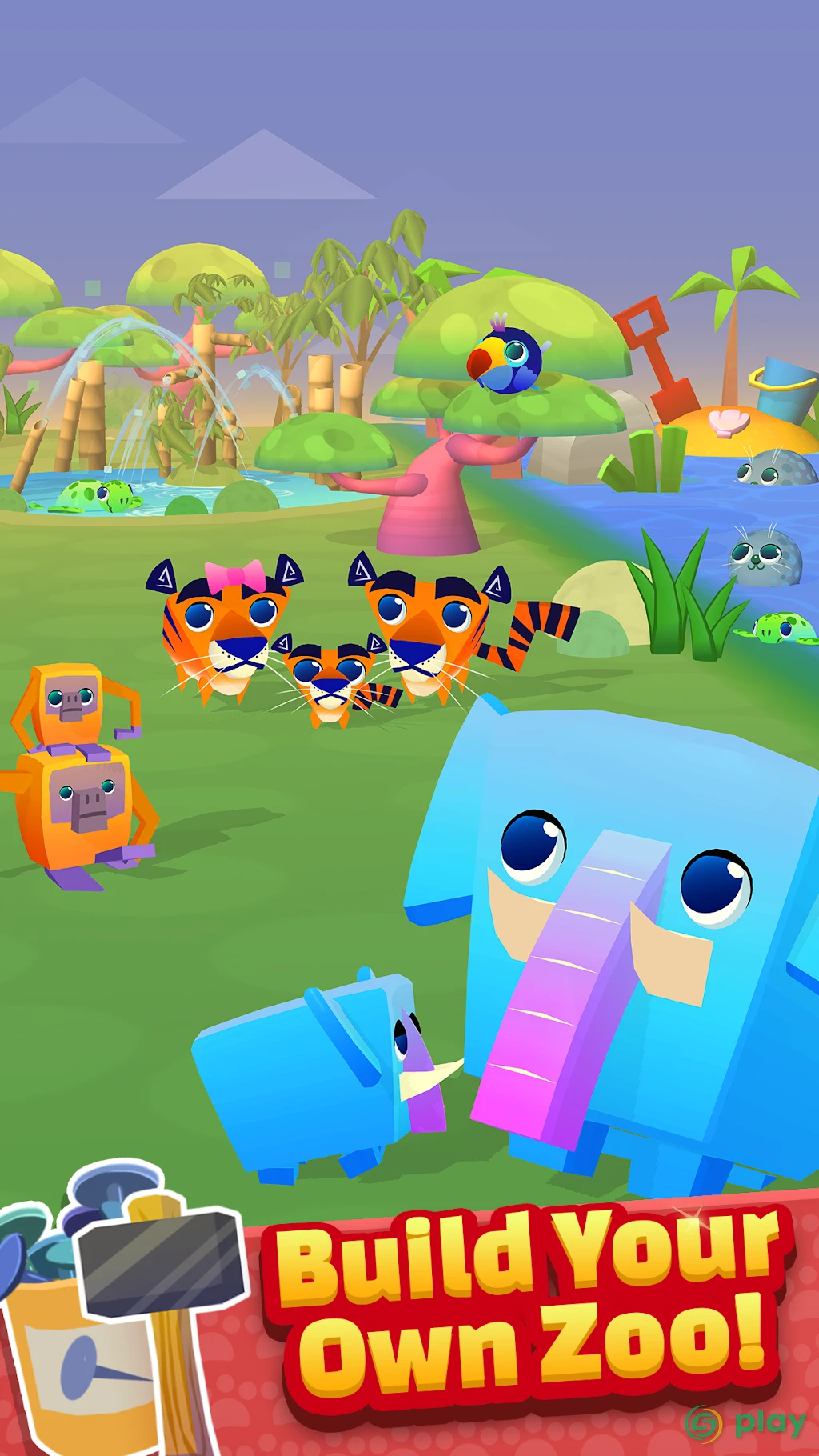 Spin a Zoo - Tap, Click, Idle Animal Rescue Game! — скриншот 9